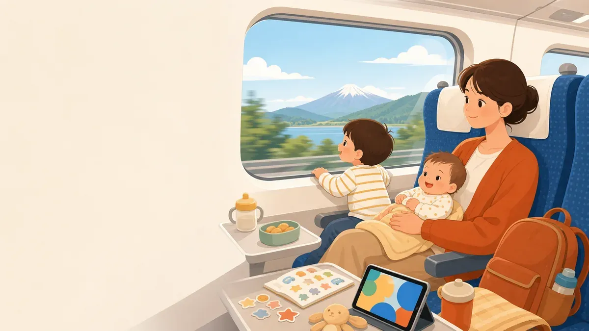 新幹線に子連れで乗るコツ｜年齢別ぐずり対策とおすすめ座席・過ごし方【2026】
